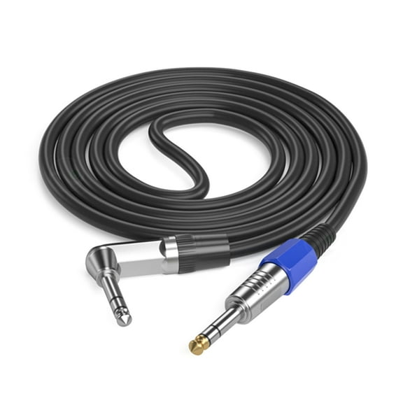 1/4 to 1/4 Sound Cable Guitar Cable Instrument Cable 6.35mm to 6.35mm TRS Balanced Patches Speakers Cable for Electric