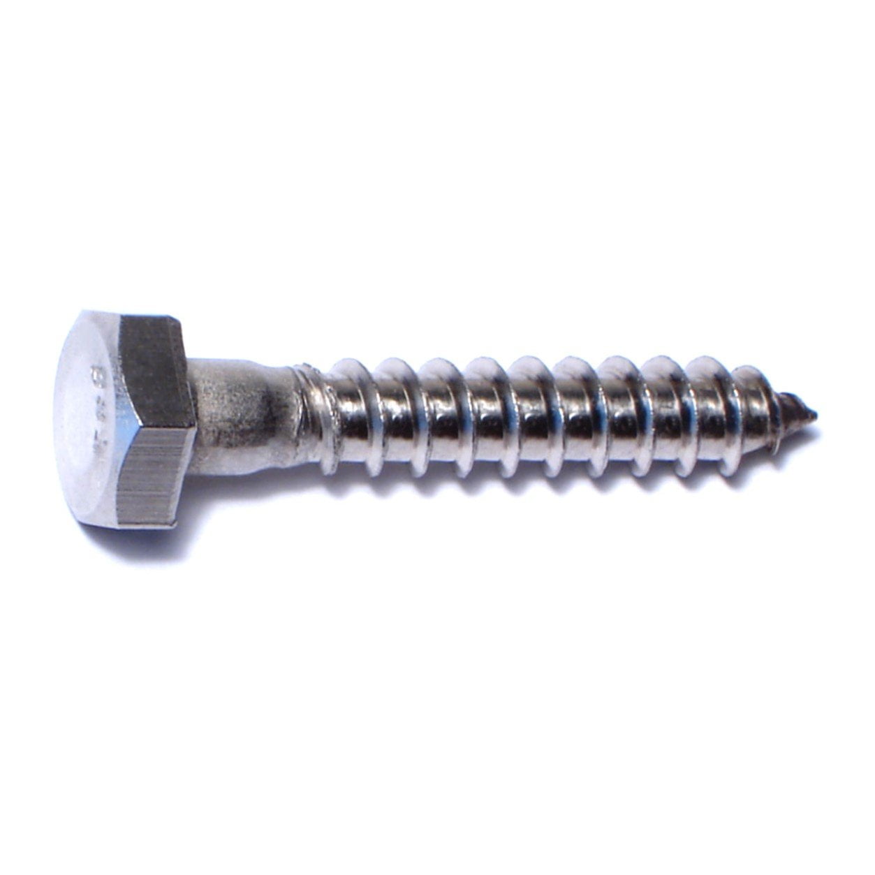 1/4" x 1-1/2" 18-8 Stainless Steel Hex Head Lag Screws HLSHSS-129
