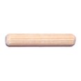 thumbnail image 1 of 1/4" x 1-1/2" Birch Wood Fluted Dowel Pins (36 pcs.), 1 of 1
