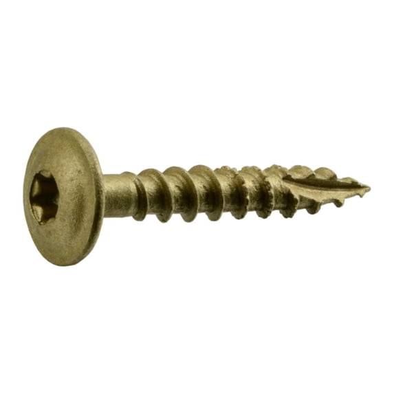 1/4 x 1-1/2" Star Drive Tan Lag Saberdrive Screws Bucket (100 pcs.)