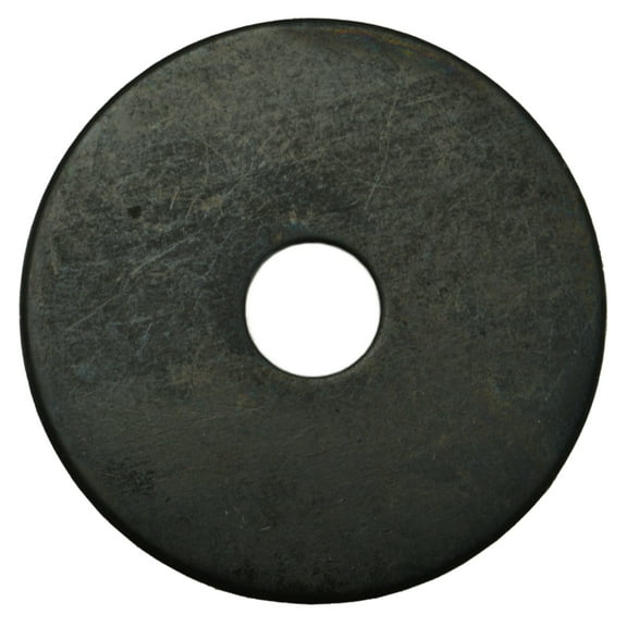 1/4" x 1-1/4" Black Oxide Grade 2 Steel Fender Washers (30 pcs.)