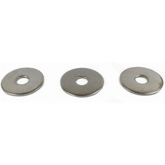 1/4" x 1 1/4" Extra Thick Fender Washers / Steel / Zinc - 25 Lb. Carton