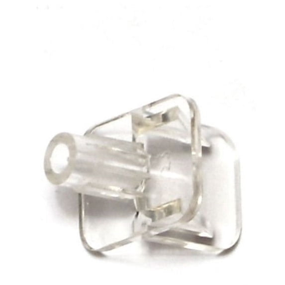 1/4" x 1/2" Clear Plastic Shelf Supports SSCP-077