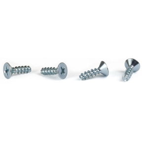 1/4" x 1/2" Thread Forming Screws for Plastics (48-2) / Phillips / Flat Head / Steel / Zinc - 5000 Piece Carton