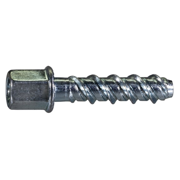1/4" x 1/4"-20 x 1-1/4" Zinc Vertical Concrete Threaded Rod Hanger (25 pcs.)