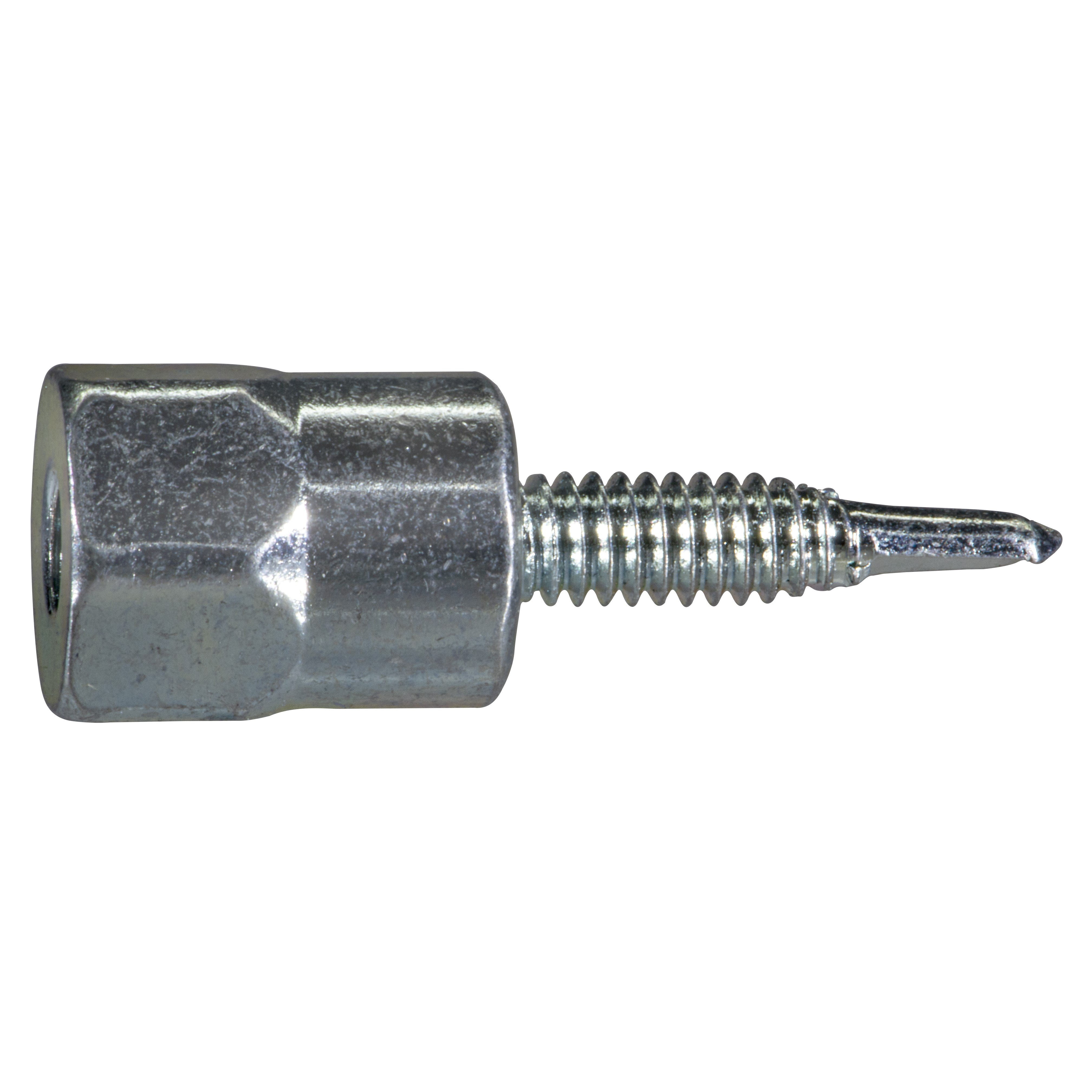 1/4" x 1/4"-20 x 1" Zinc Vertical Sheet Metal Threaded Rod Hanger (25 pcs.)