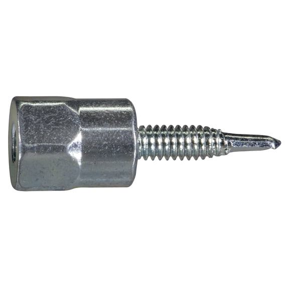 1/4" x 1/4"-20 x 1" Zinc Vertical Sheet Metal Threaded Rod Hanger (25 pcs.)