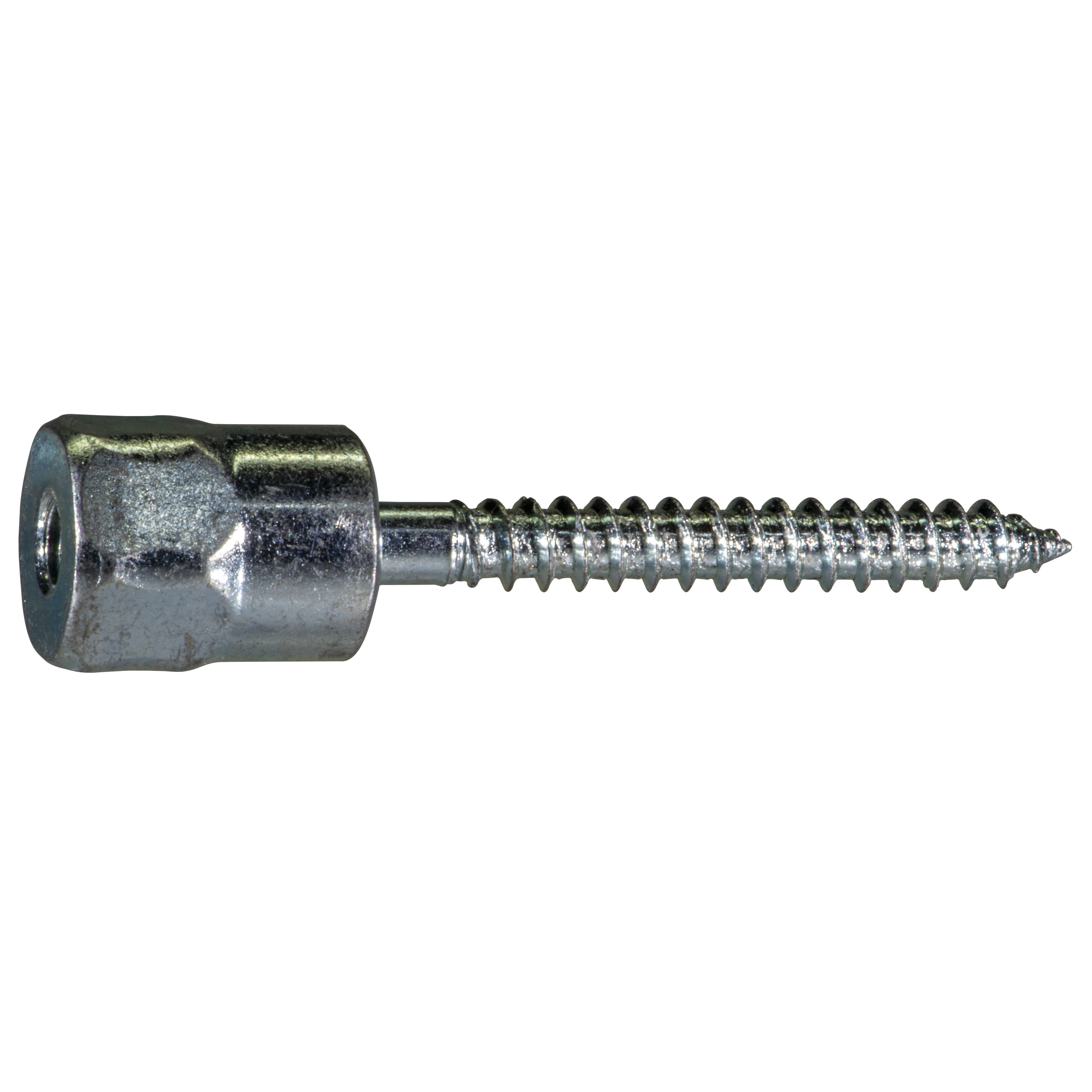 1/4" x 1/4"-20 x 2" Zinc Vertical Wood Threaded Rod Hanger (25 pcs.)