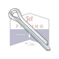 thumbnail image 1 of 1/4" x 1" Cotter Pins | Extended Prong - Chisel Point | Low Carbon Steel | Zinc Plated (Quantity: 500), 1 of 3