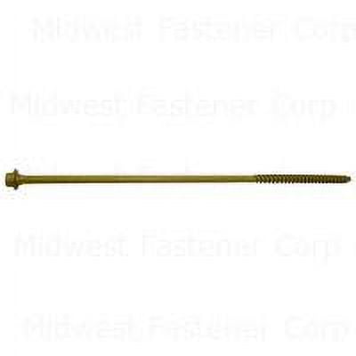 1/4 x 10" Hex Head Tan Timber SaberDrive Platinum Screws 10 lb. Box (107 pcs.)