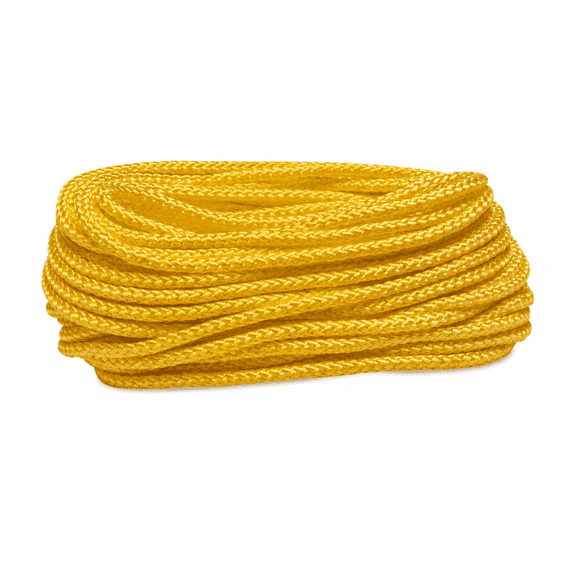 Everest 1/4" x 100' Polypropylene Rope, Orange, 113lbs WLL, Multi-Purpose Indoor & Outdoor Use,1 PK