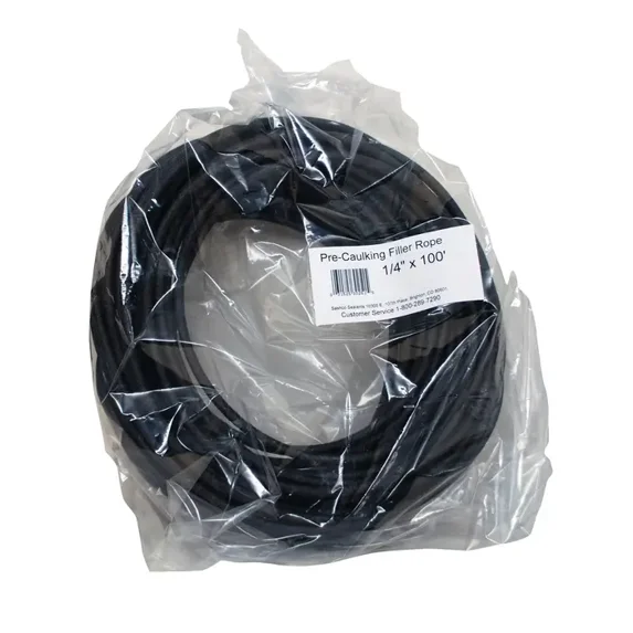 1/4" x 100' Sashco 30251 Filler Rope Pre-Caulking Closed Cell Backer Rod