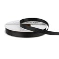 thumbnail image 1 of 1/4" x 10yd. Black Satin Ribbon by Celebrate It – Non-Wired with Woven Edge - Polyester – Ideal for Gift Wrapping - Baskets & DIY Crafts - 24 Pack, 1 of 4