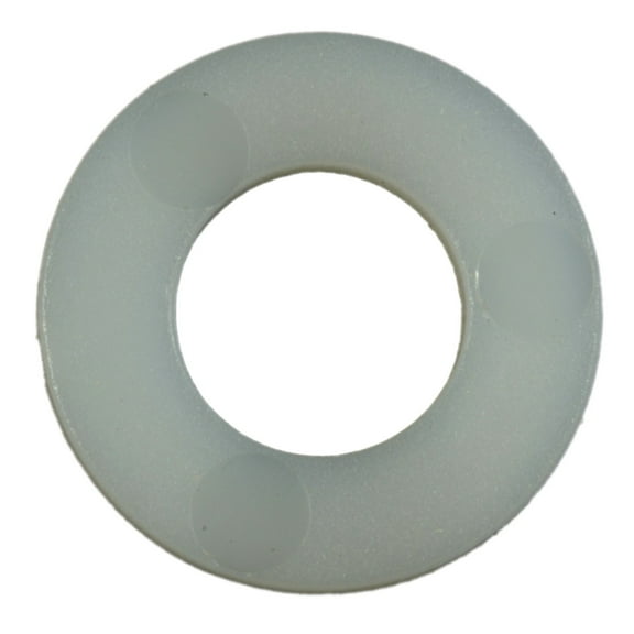 1/4" x 17/64" x 1/2" x 1/16" Nylon Plastic Flat Washers FLWSRN-023 (30 pcs.)
