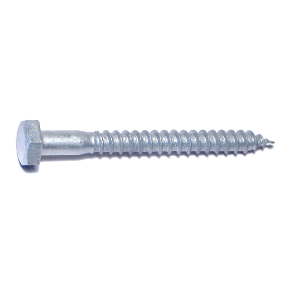 1/4" x 2-1/2" Hot Dip Galvanized Steel Hex Head Lag Screws HLSHS-255
