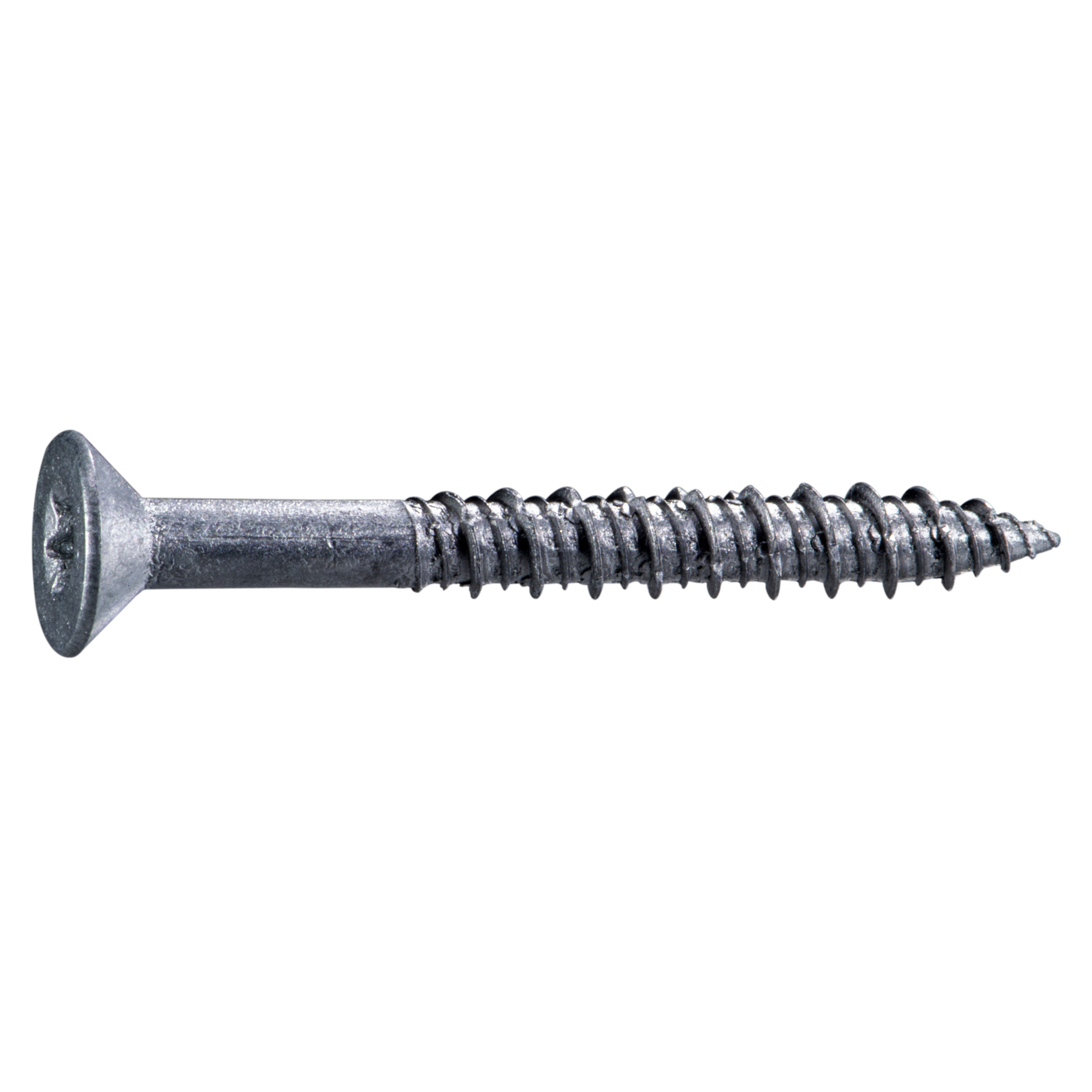 1/4" x 2-1/4" 410 Stainless Flat TorqueMaster Masonry Screws (50 pcs.)