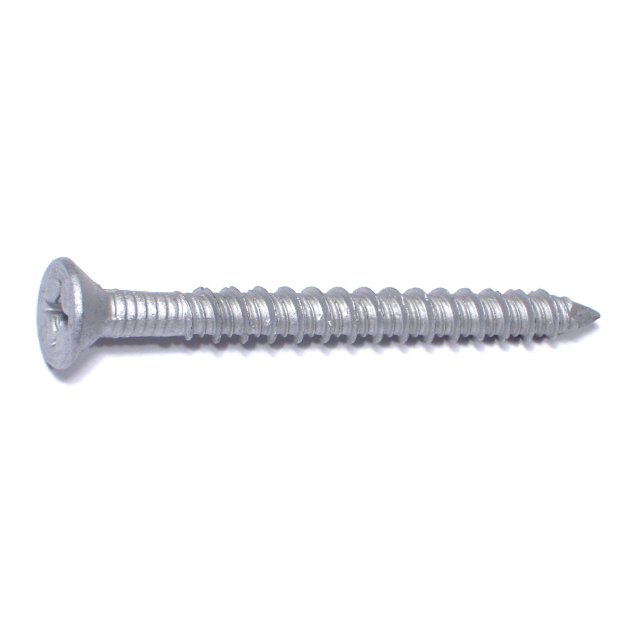 1/4" x 2-3/4" 410 Stainless Phillips Flat Head Tapcon Masonry Screws (50 pcs.)