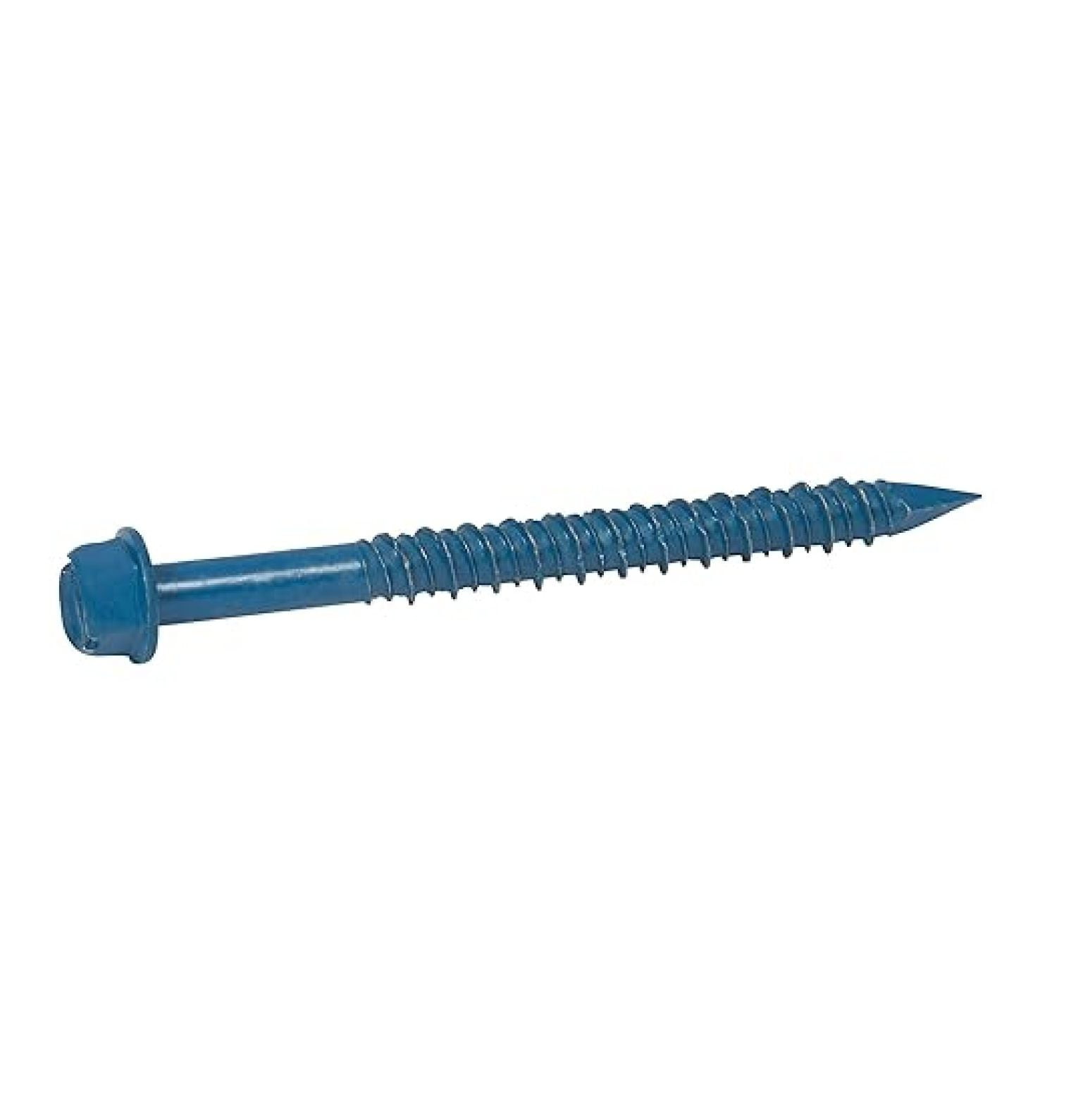 1/4" x 2-3/4" Hex Head Concrete Screw with 2 Drill Bits (200 per Box)