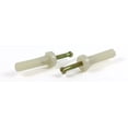 thumbnail image 1 of 1/4" x 2" Hammer Drive Anchors / Round Head / Nylon / Steel Zinc Nail - 100 Piece Carton, 1 of 1