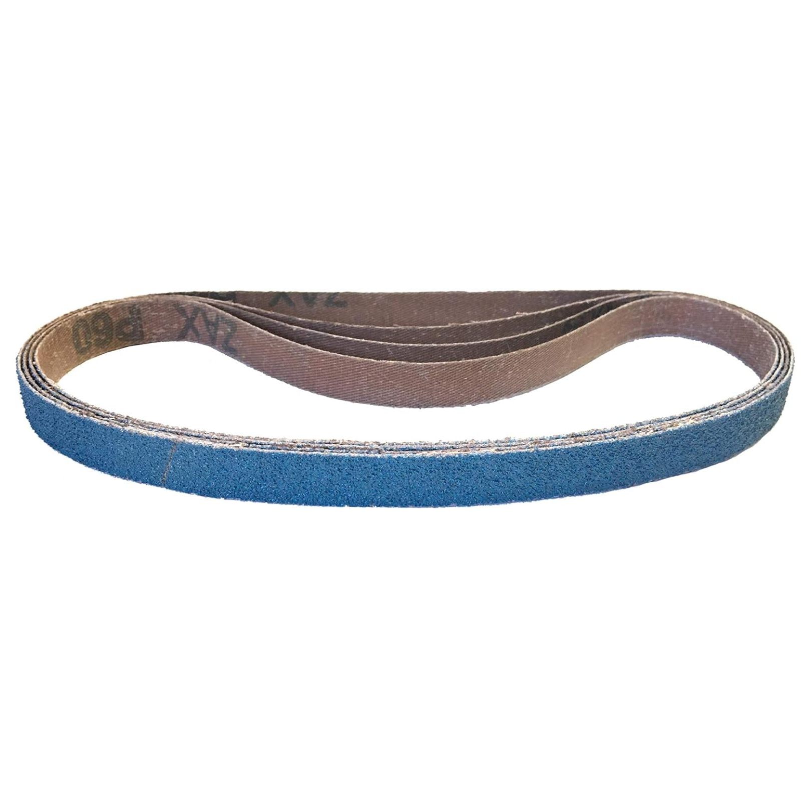 1/4" x 24" Zirconia Abrasive Belts (ZAX) (50pcs/Pack) (40grit