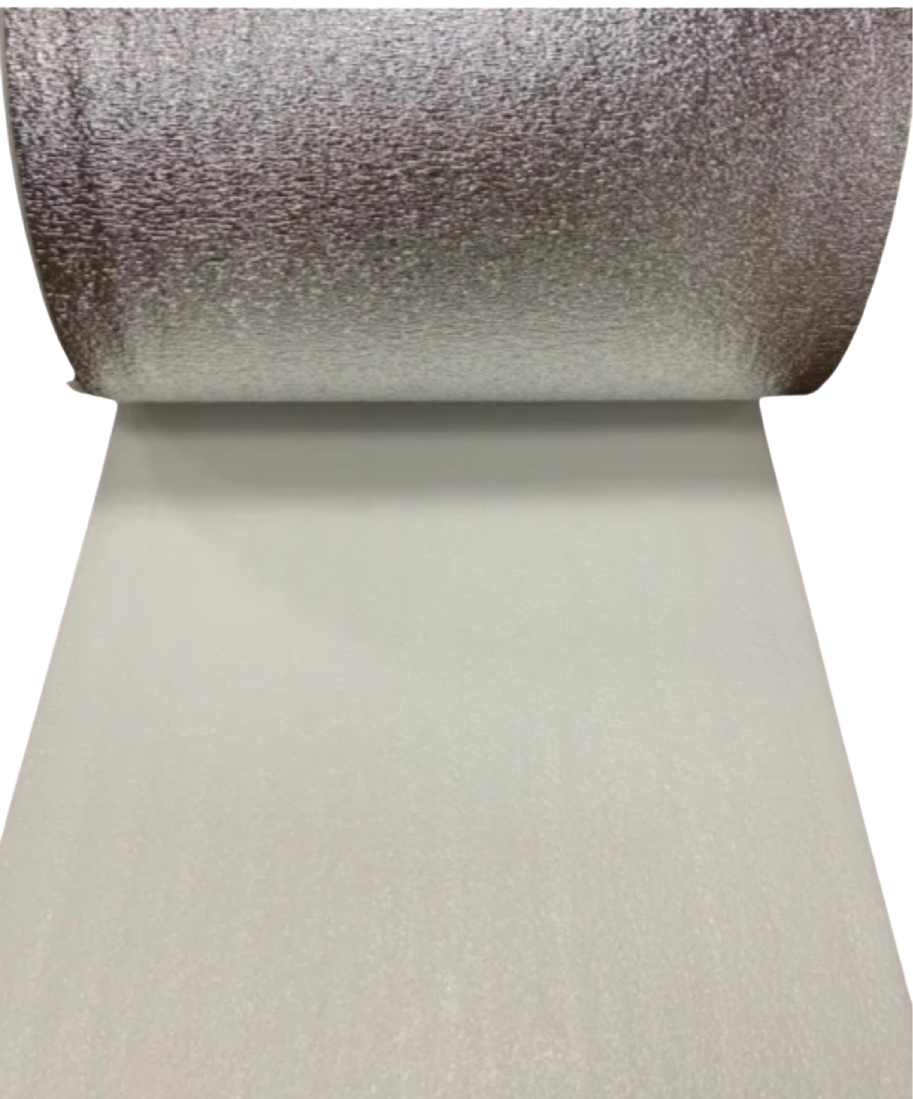 1/4” x 24” x 25’ Reflective Foam Insulation 1Side Foil 1Side White