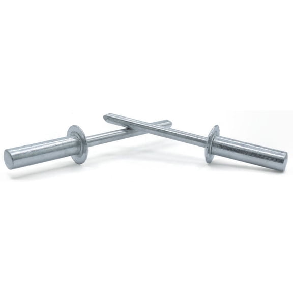 1/4" x .25"-.37" (#86) Closed End Blind Rivets / Aluminum Body / Steel Mandrel - 2000 Piece Carton