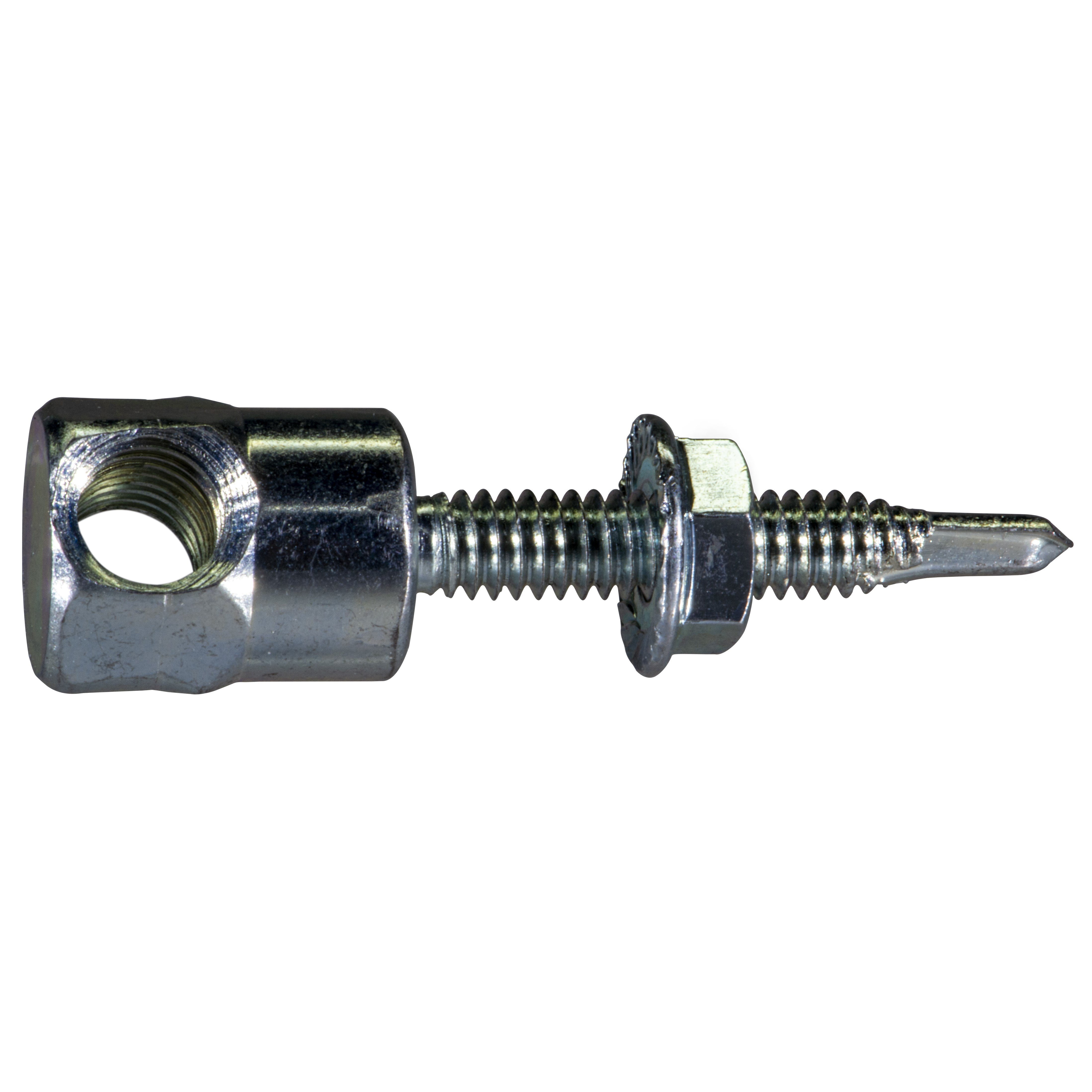 1/4" x 3/8"-16 x 1-1/2" Zinc Horzontal Sheet Metal Threaded Rod Hanger (25 pcs.)
