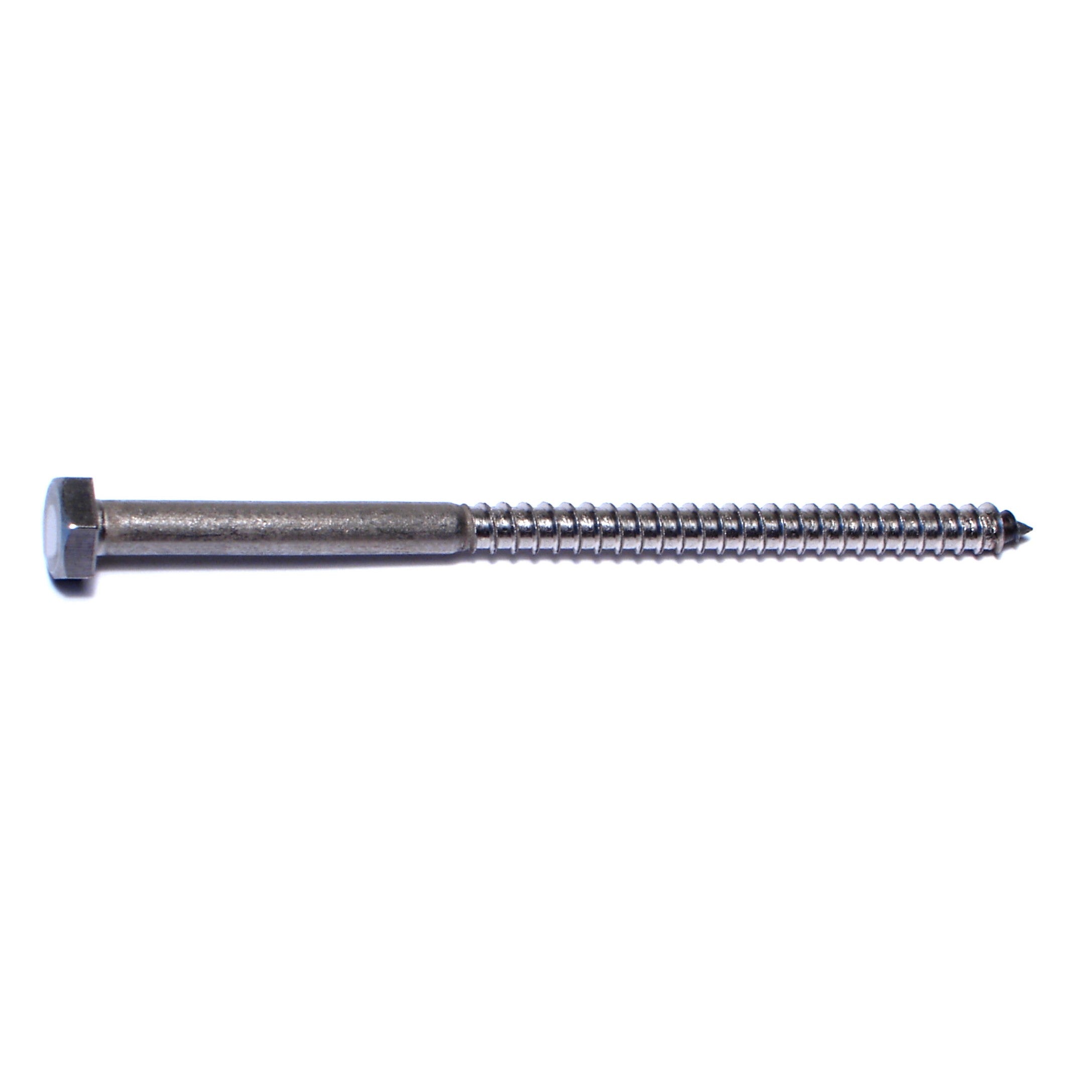 1/4" x 4-1/2" 18-8 Stainless Steel Hex Head Lag Screws HLSHSS-147 (50 pcs.)