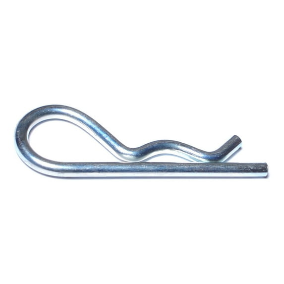 1/4" x 4-3/8" Zinc Plated Steel Hitch Pin Clips HPCS-103