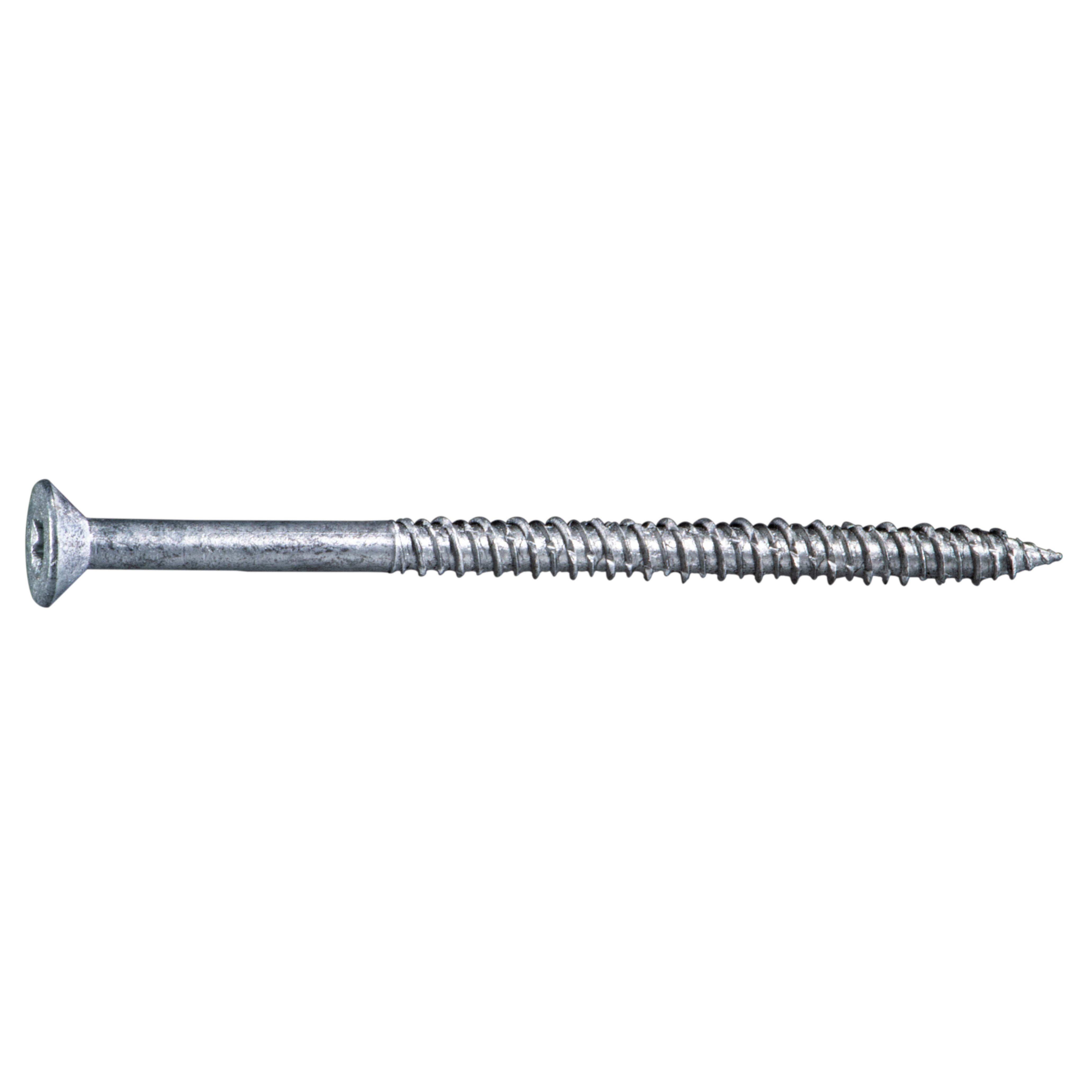 1/4" x 4" 410 Stainless Star Flat Head TorqueMaster Masonry Screws (50 pcs.)