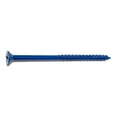 thumbnail image 1 of 1/4" x 4" Blue Ruspert Coated Steel Phillips Flat Head Masonry Screws, 1 of 1