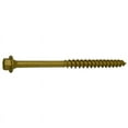 thumbnail image 1 of 1/4 x 4" Hex Head Tan Timber SaberDrive Platinum Screws Bulk Box (50 pcs.), 1 of 1