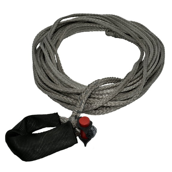 1/4" x 40' LockJaw Synthetic Winch Line w/ Integrated soft Shackle 2,833 lbs WLL
