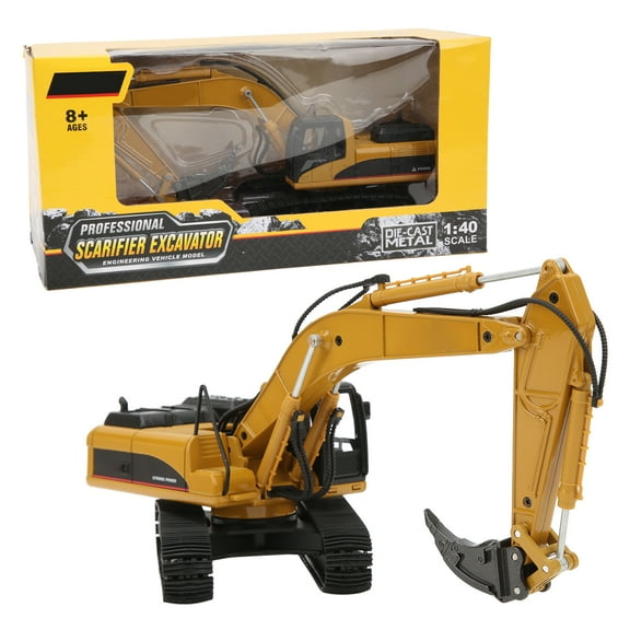 1:40 Excavator Toys Heavy Duty Alloy Static Construction Vehicles Toys For Kids Adults