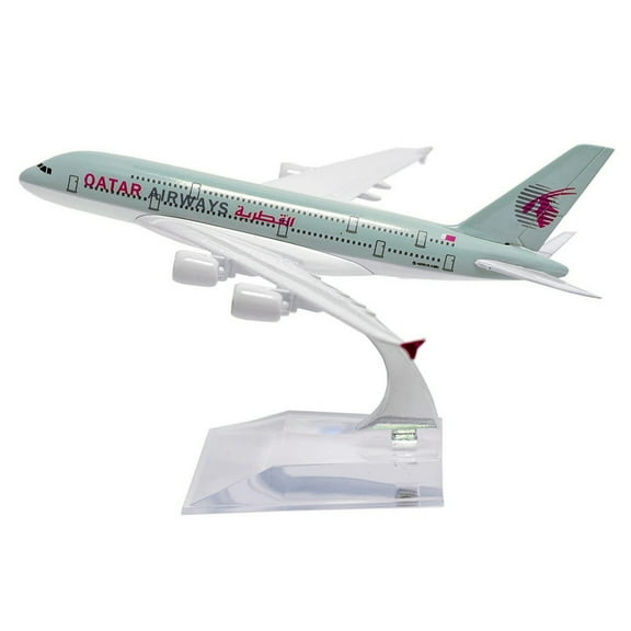 1:400 A380 Qatar Airways Plane Airplane Model Simulation Aircraft Model Aviation Model Aircraft Kits for Collection and Gift