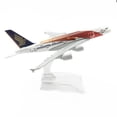 thumbnail image 1 of 1:400 Alloy A380 Singapore Airlines SG50 Livery Aircraft Model Simulation Aviation Model Toys, 1 of 5