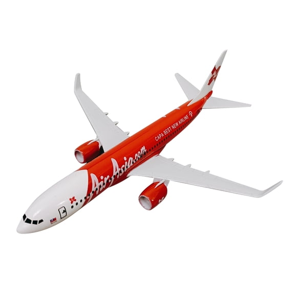 1:400 Alloy Red Air Asia B737 Plane Model Collectible Aircraft Display for Aviation Enthusiasts TAPDRA Accessories