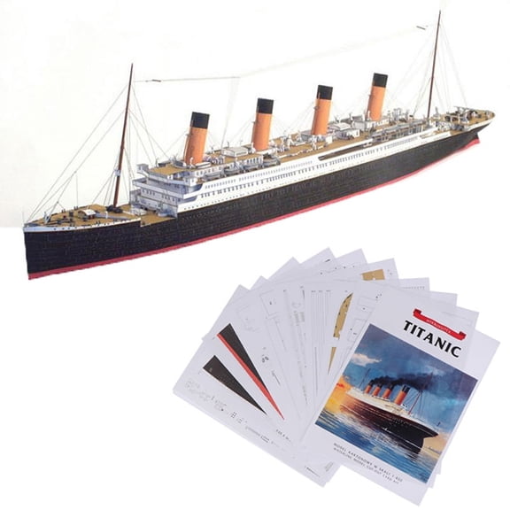 1:400 DIY Handcraft Titanic Ship 3D Paper Model Sets TA FeJCAUCJWA