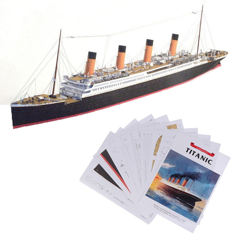 1:400 DIY Handcraft Titanic Ship 3D Paper Model Sets Toys