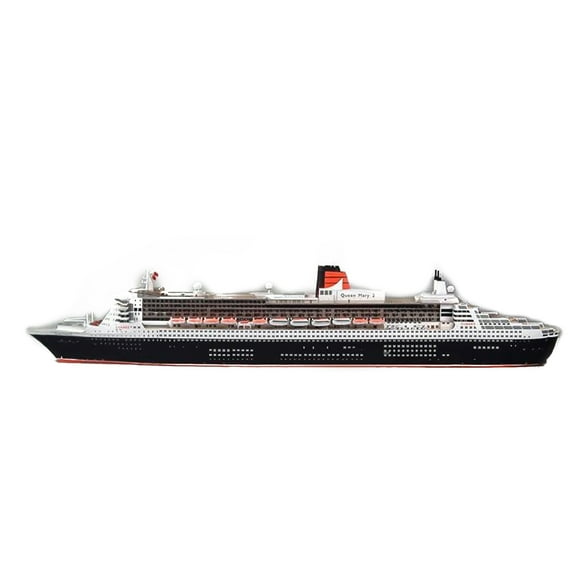1: 400 Paper Queen Mary II Cruise Liner Ship 3D Model Warship Model Warship Ornaments Military Model (Unassembled Kit )
