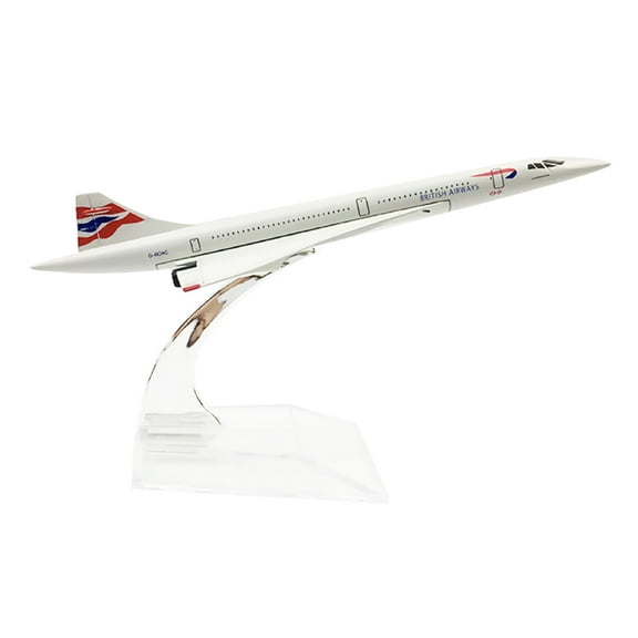 1/400 Scale 15cm Aircraft Airbus British Concorde Alloy Plane Model,Plane Souvenir Static Display TAPDRA Spare Part