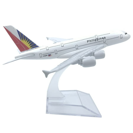 1/400 Scale A380 Philippine Airlines Plane Model Alloy Model Diecast Plane Model for Collection