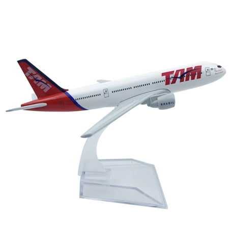 1:400 Scale Brazil TAM 777 Airplane Model Alloy Aircraft Plane for Collectible Souvenir Toys
