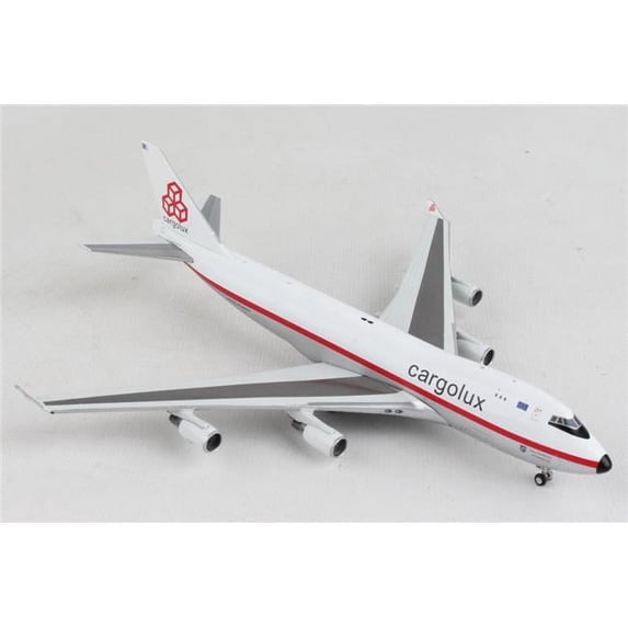 1-400 Scale No.Lx-Ncl Reg Cargolux 747-400F Retro Model Airplane