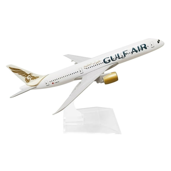 1/400 Scale Simulation Airbus GULF B787 Plane Model Metal Airplane Model with Display Stand