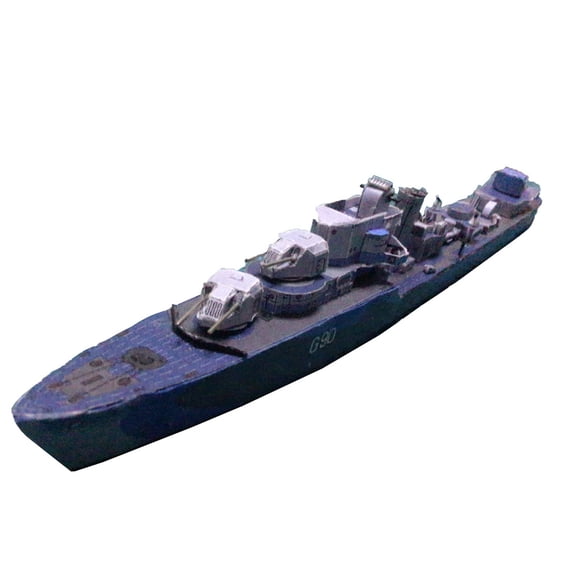 1:400 Ship Paper Model Lightning Destroyer Carrier Ship Model DIY Kit(Unassembled Kit )