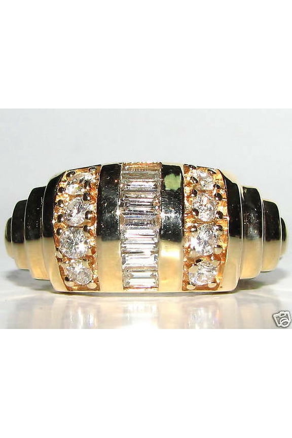 1.40ct BAGUETTE CHANNEL & FRENCH PAVE DIAMOND BAND