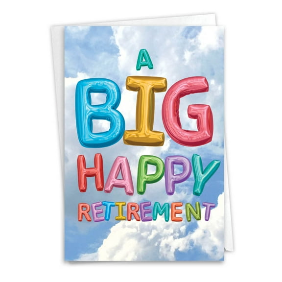 1 40th Retirement Card with Envelope - Milestone (Not 3D or Layered) C5651ERTG