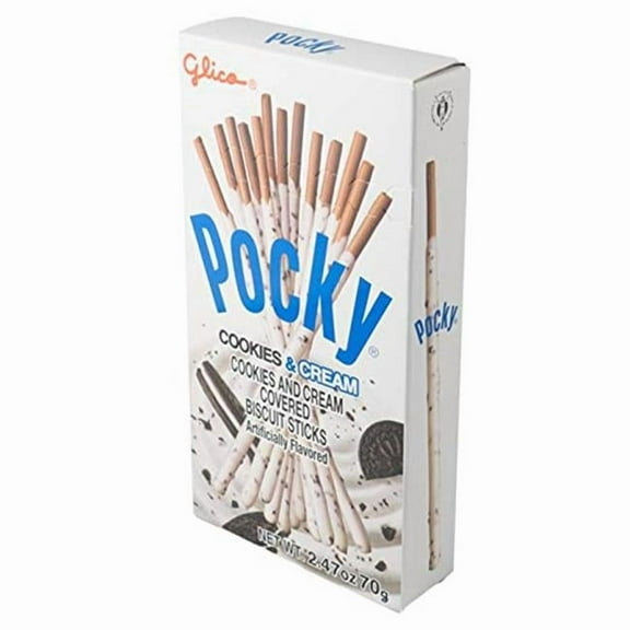 1.41 oz Pocky Cookies & Cream, Pack of 20