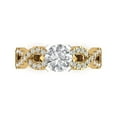thumbnail image 1 of Clara Pucci 14K Yellow/White Gold 1.42ct WhiteSapphire Solitaire with, 1 of 8